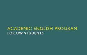 Academic English Program for UW Students